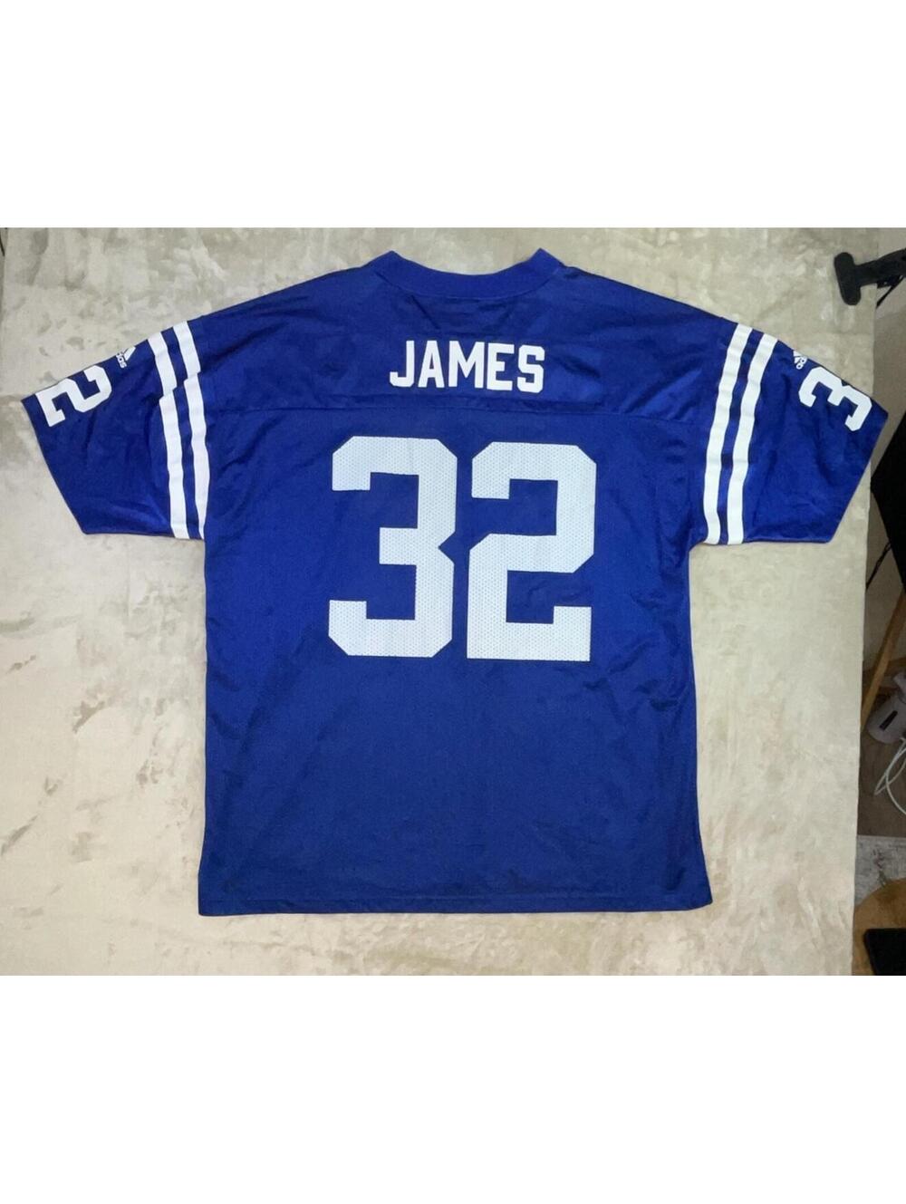 Vintage Adidas NFL Indianapolis Colts Edgerrin James #32 Jersey Men’s 4XL